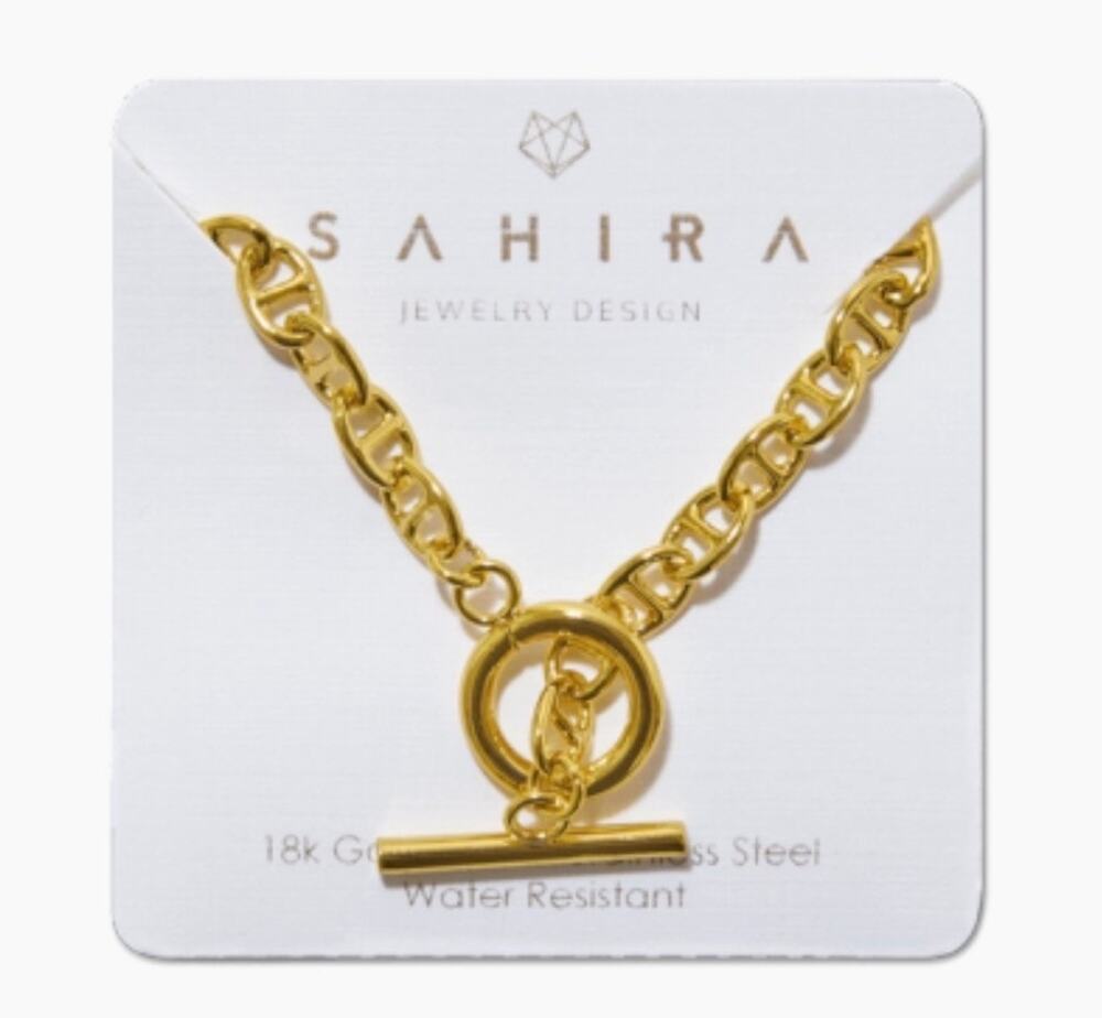 SAHIRA JEWELRY Taylor Toggle Chain NEW